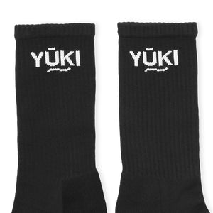 YŪKI SPORT SOCKS - 3 PACK (BLACK)
